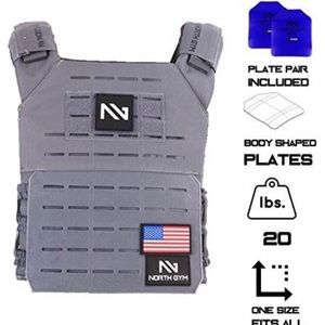 The North Gym Adjustable Weighted Vest (20lb)